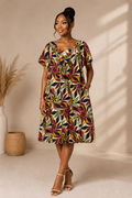 African Bloom House Dress