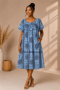 African Bloom House Dress