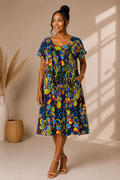 African Bloom House Dress